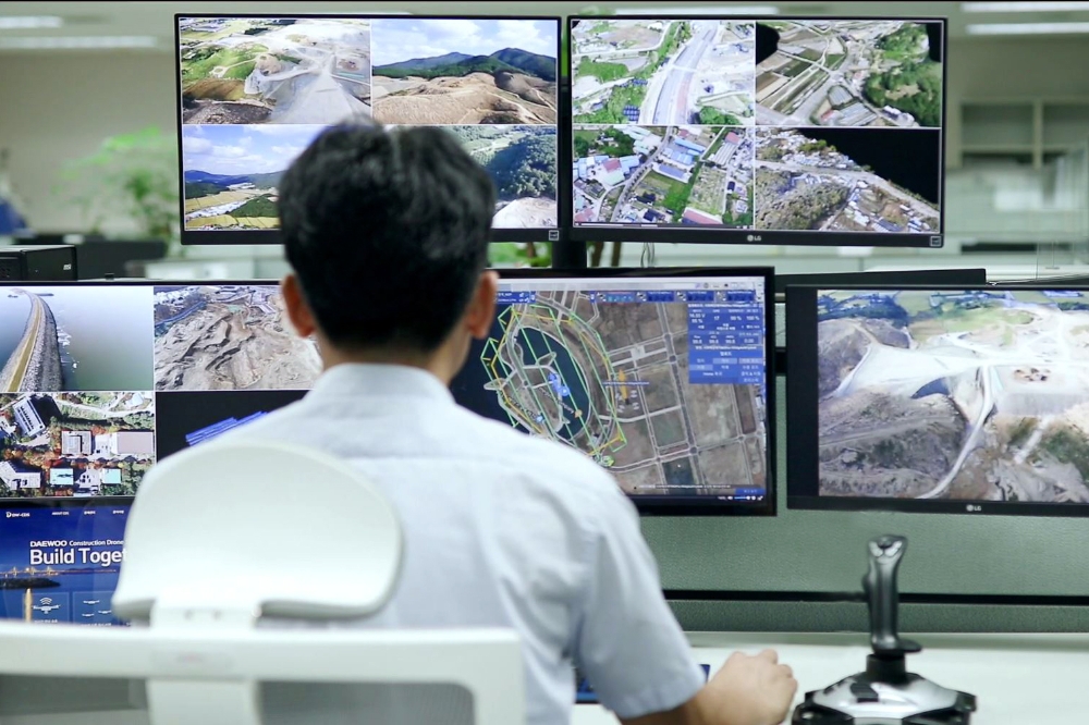 대우건설 드론 활용 / 사진=대우건설