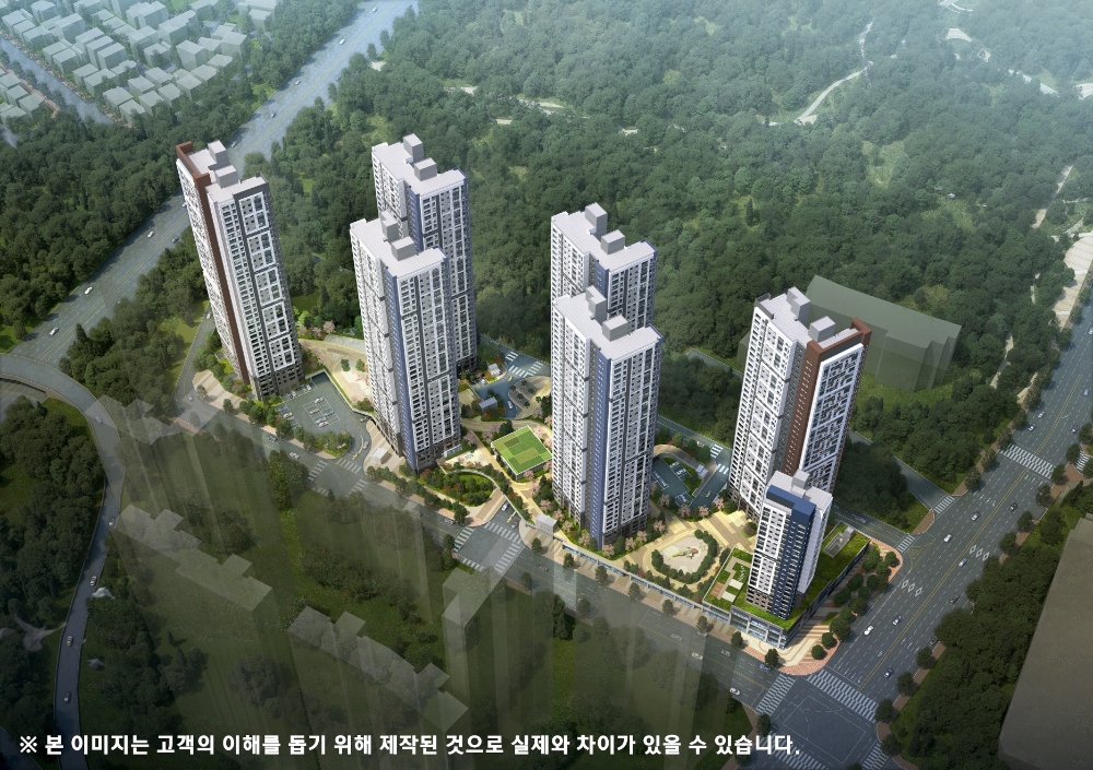 더샵 광주포레스트 조감도 / 사진=포스코건설