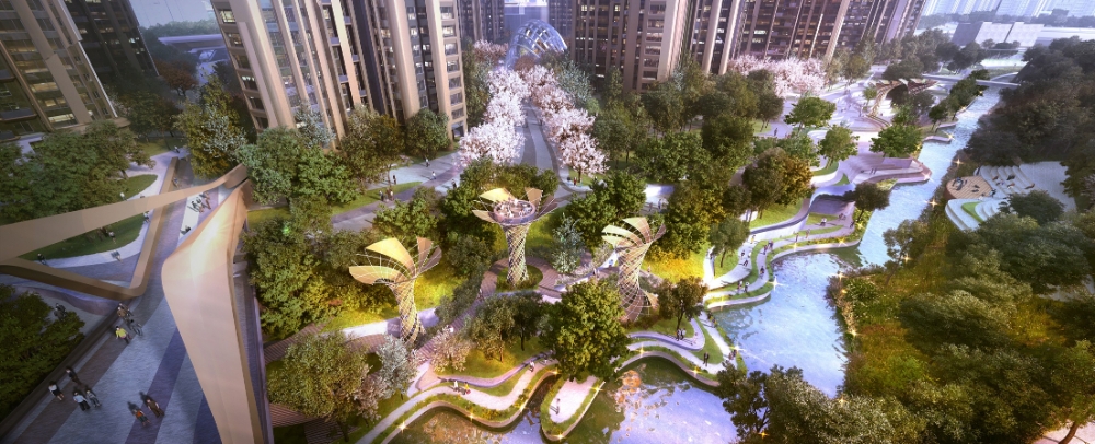 트릴리언트 반포 천변 조감도 / 사진=대우건설