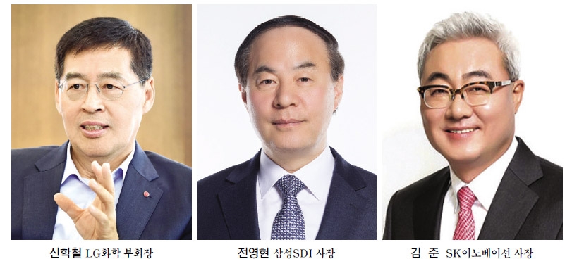 [맞수열전] 신학철·전영현·김준, 2차전지 주도권 다툼 가열