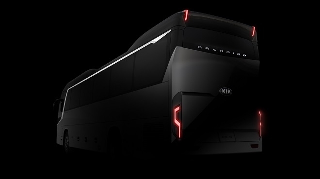 기아차 대형버스 그랜버드 슈퍼프리미엄.