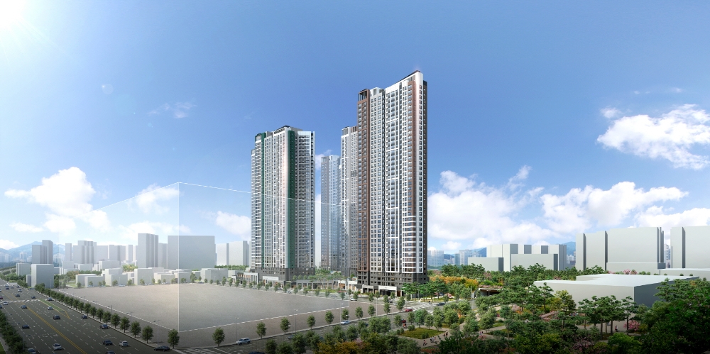 화서역 푸르지오 브리시엘 주경투시도 / 사진=대우건설