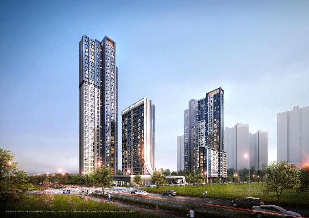 더샵 송도센터니얼 투시도