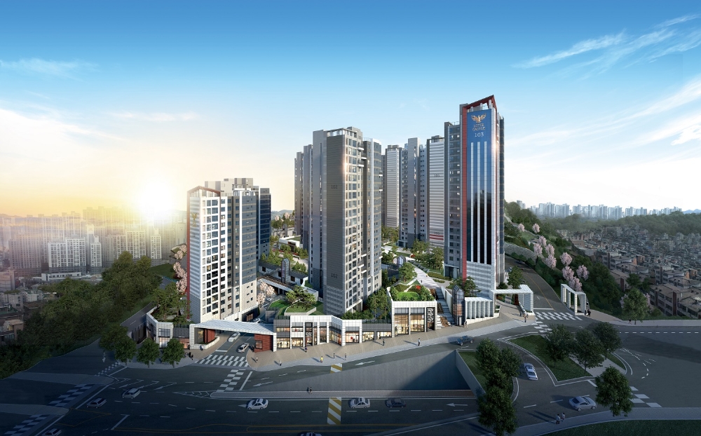 상도역 롯데캐슬 투시도