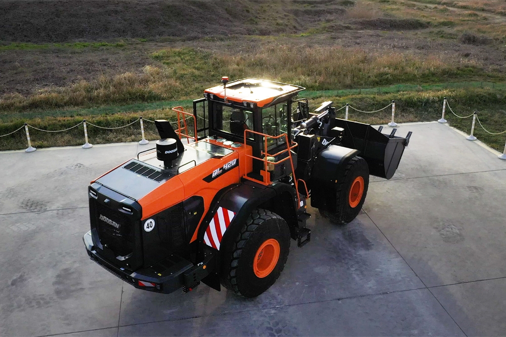 두산인프라코어 차세대 휠로더 DL-7 이미지/사진=두산인프라코어