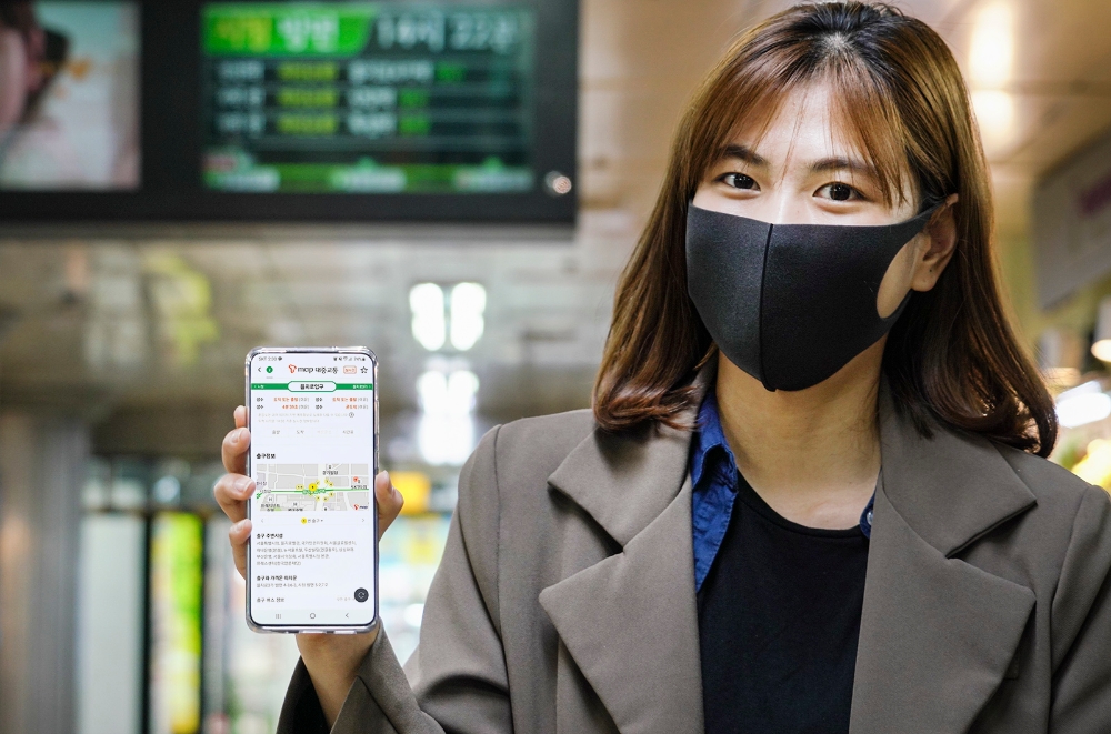 SK텔레콤 길찾기∙버스∙지하철 통합정보 서비스 ‘T map 대중교통’ 앱의 업데이트를 통해 지하철의 열차 혼잡 예측 정보를 국내 최초로 제공한다고 3일 밝혔다./사진=SK텔레콤