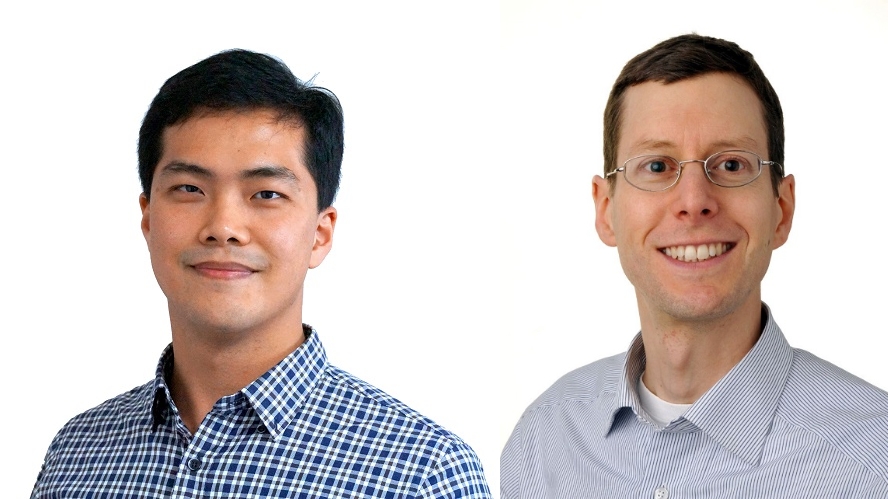 (왼쪽부터) 김성연 서울대학교 화학부 교수, 토마스 슐츠(Thomas Schultz) 유니스트(UNIST) 화학과 교수/사진=삼성전자