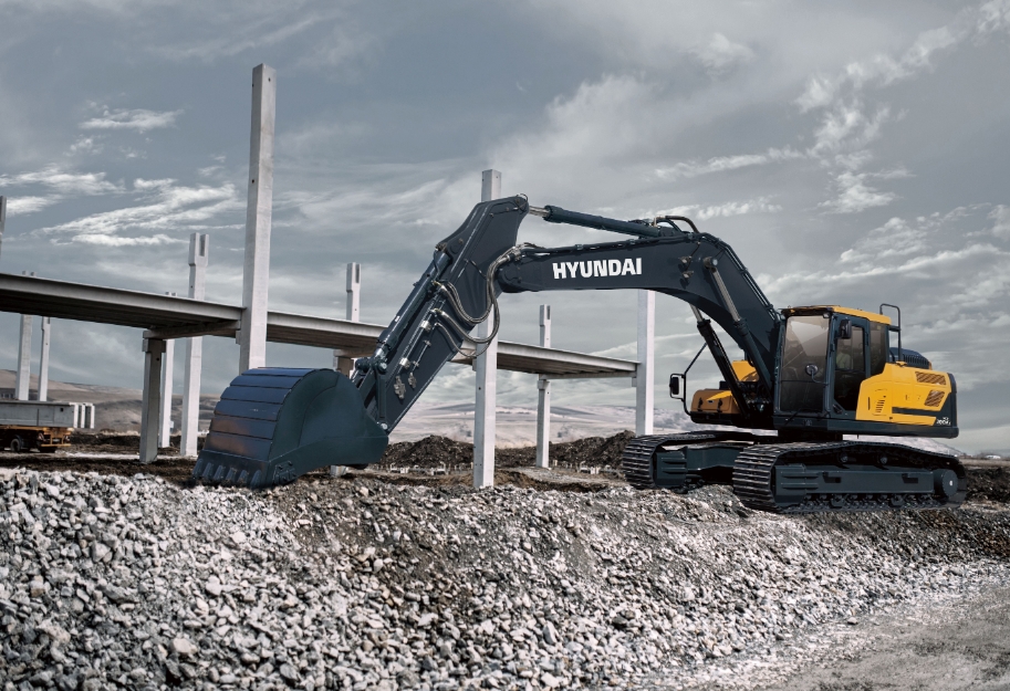현대건설기계가 최근 출시한 30톤급 A시리즈 굴삭기 모습/사진=현대건설기계
