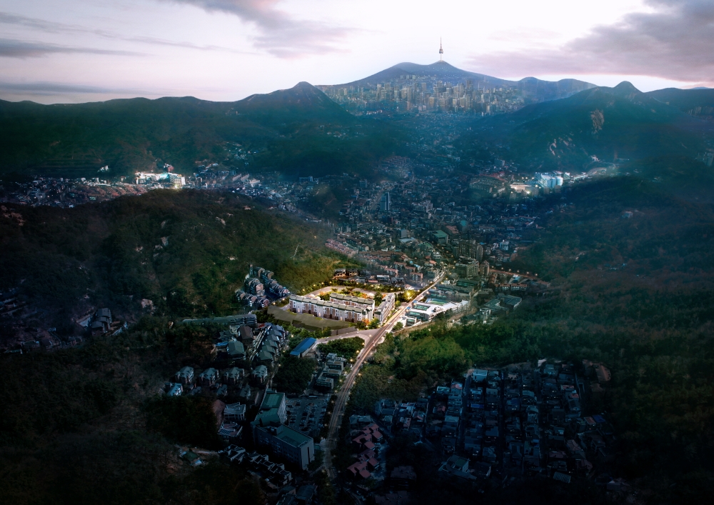 쌍용 더 플래티넘 종로 구기동 광역조감도