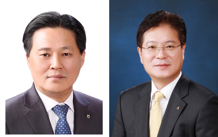 (왼쪽부터) 최광수 NH저축은행 대표 후보, 서철수 NH농협리츠운용 대표 후보 / 사진제공= NH농협금융지주