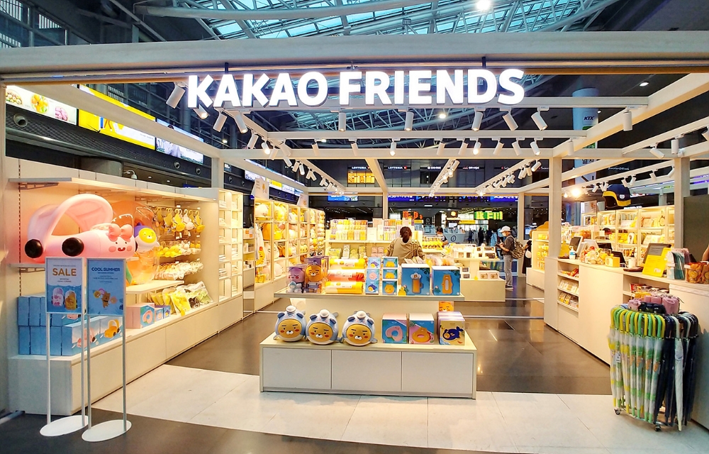 카카오프렌즈 용산역 팝업스토어 모습/사진=카카오프렌즈