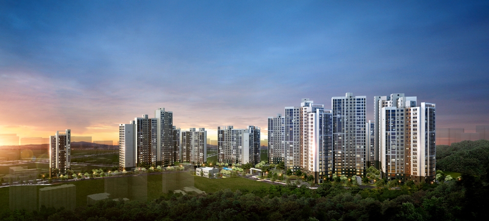 광명 푸르지오 포레나 야경투시도