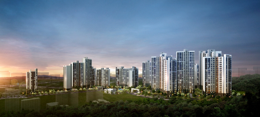 광명 푸르지오 포레나 야경투시도