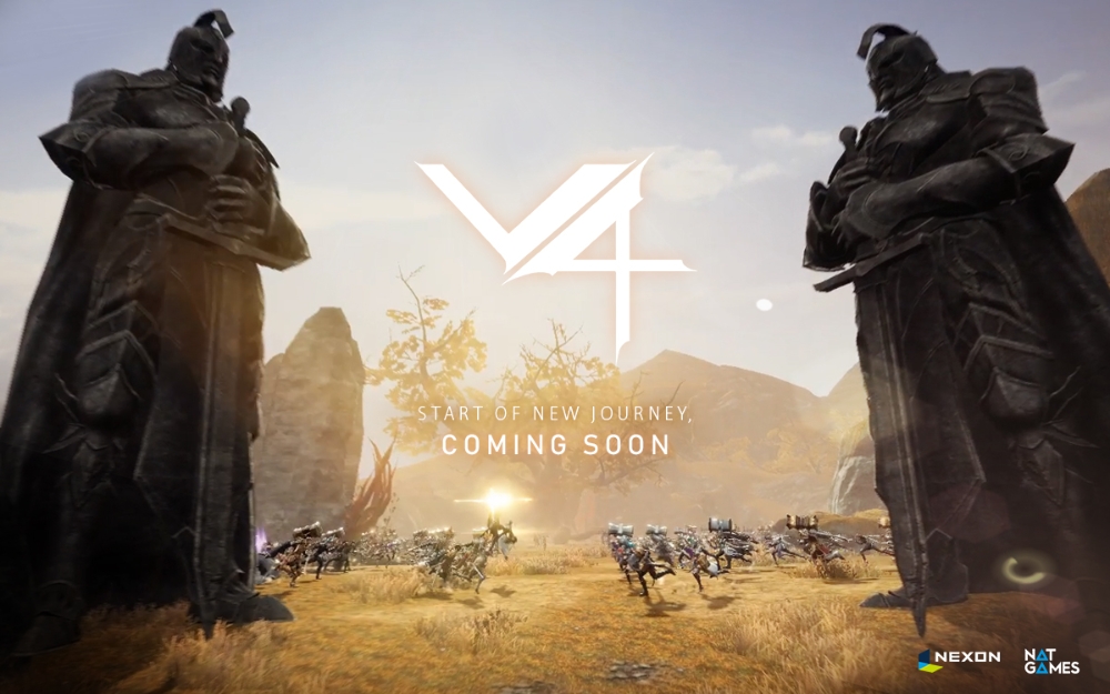 넥슨의 V4 사전예약 이벤트 홍보물/사진=넥슨