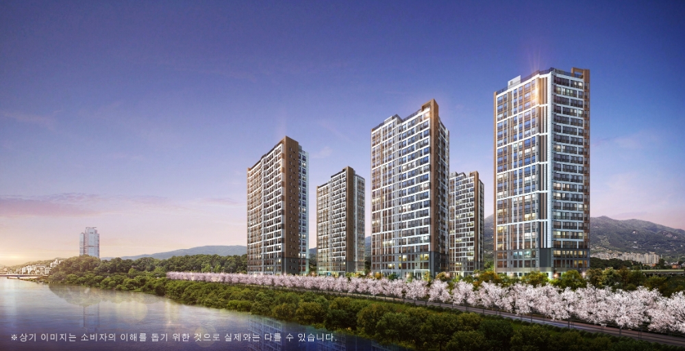 양평 휴먼빌 리버파크 어반 야경 투시도