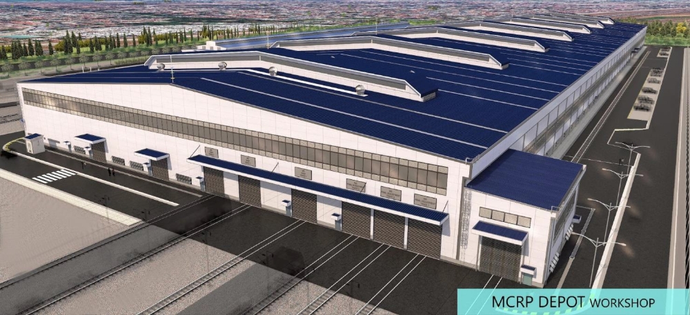 필리핀 남북철도 차량기지 조감도 / 사진=포스코건설