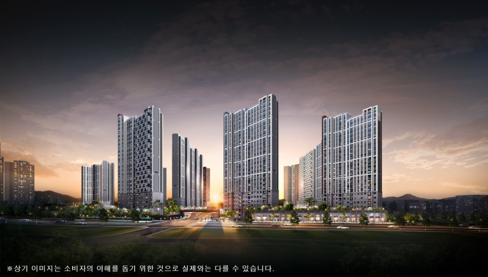 e편한세상 지제역 투시도