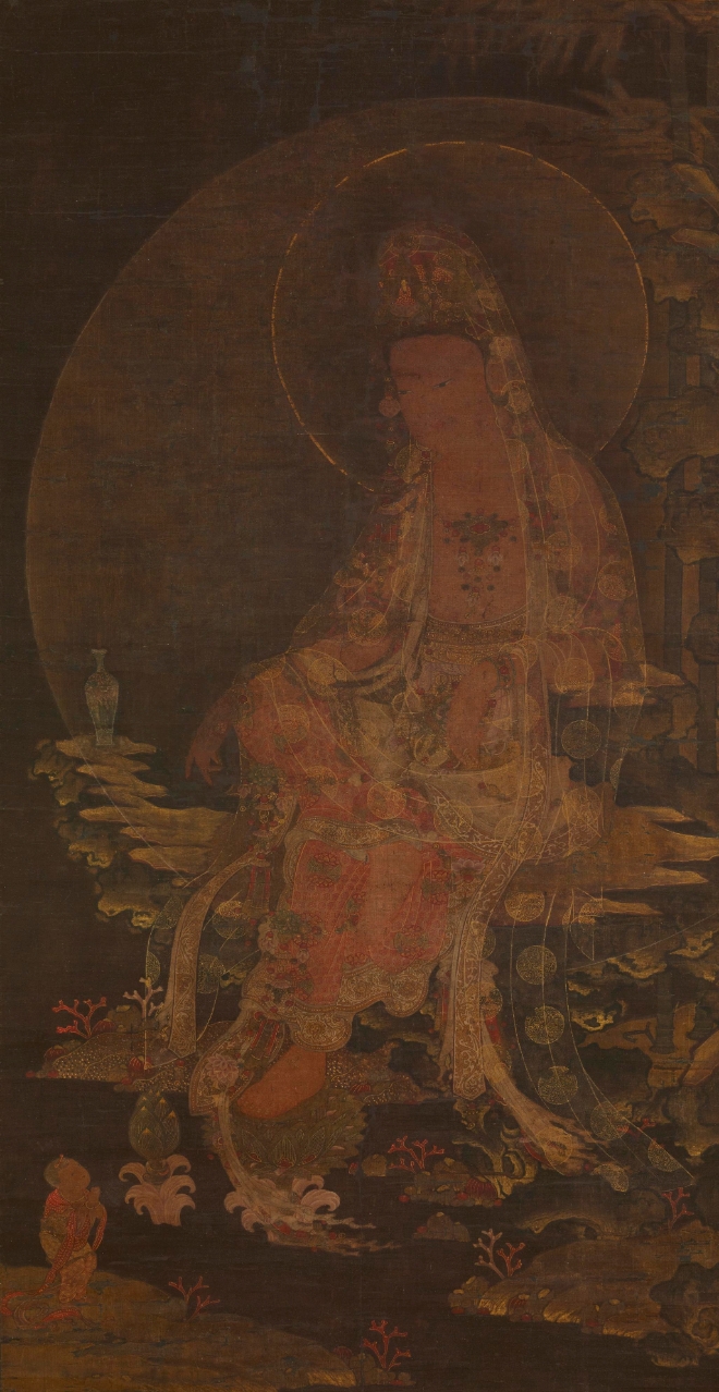 고미술 소장품 특별전, 수월관음도. / 사진=아모레퍼시픽미술관 제공.