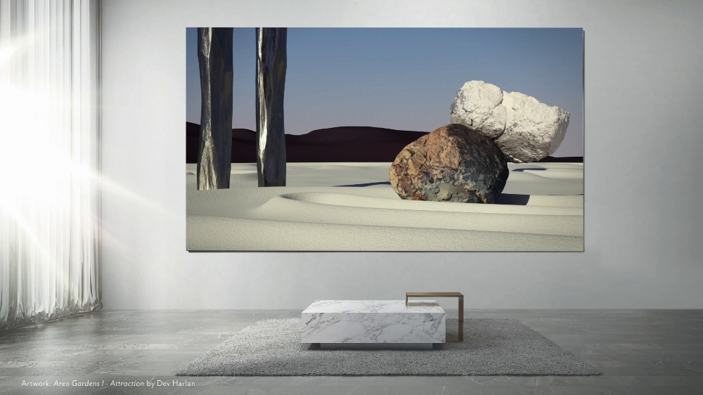 삼성전자가 개최한 '더 월(The Wall)' 미디어 아트 공모전에서 대상을 수상한 데브 할런의 '화성 정원 I – 인력'/사진=삼성전자