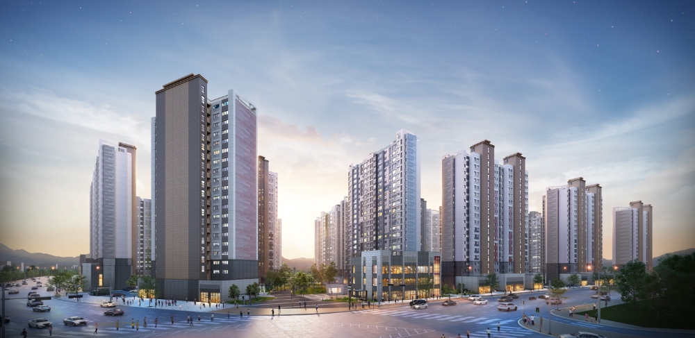 달성 파크 푸르지오 힐스테이트 석경투시도