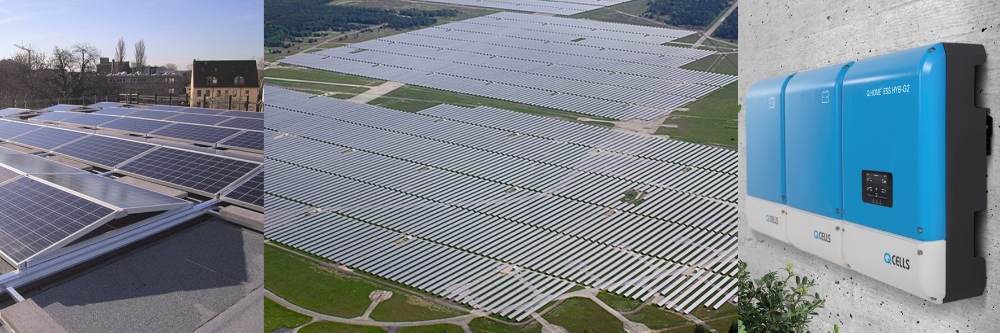 독일에 설치된 한화큐셀 제품과 솔루션/사진=한화큐셀