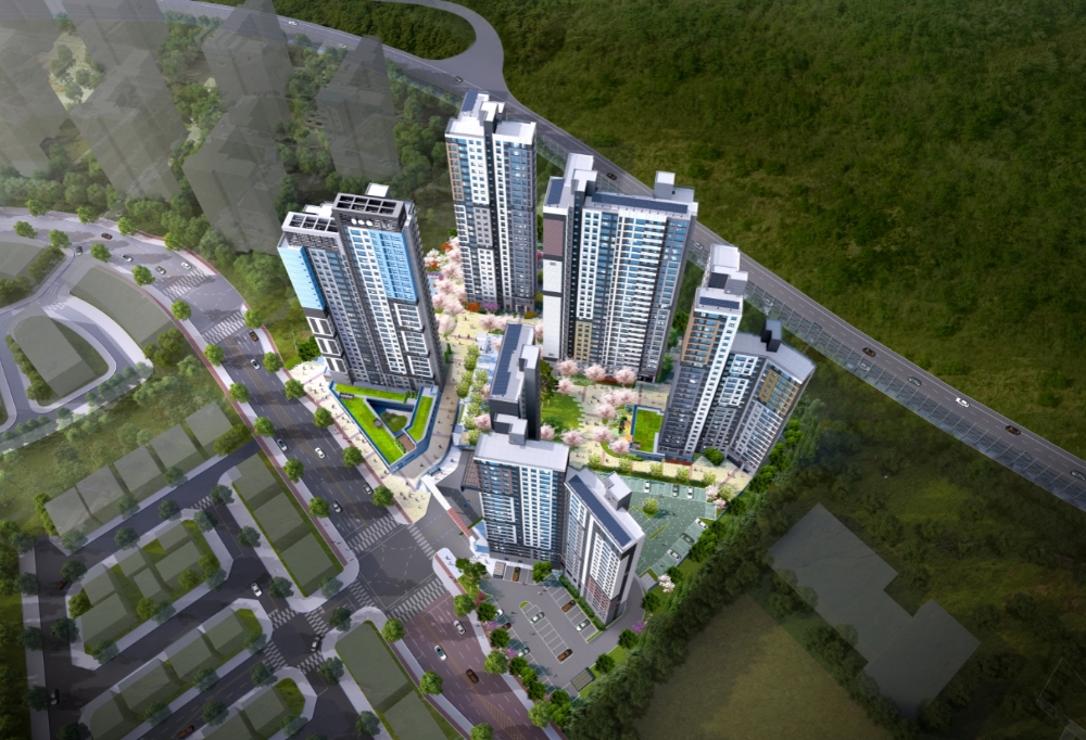 경산 하양 금호어울림 조감도