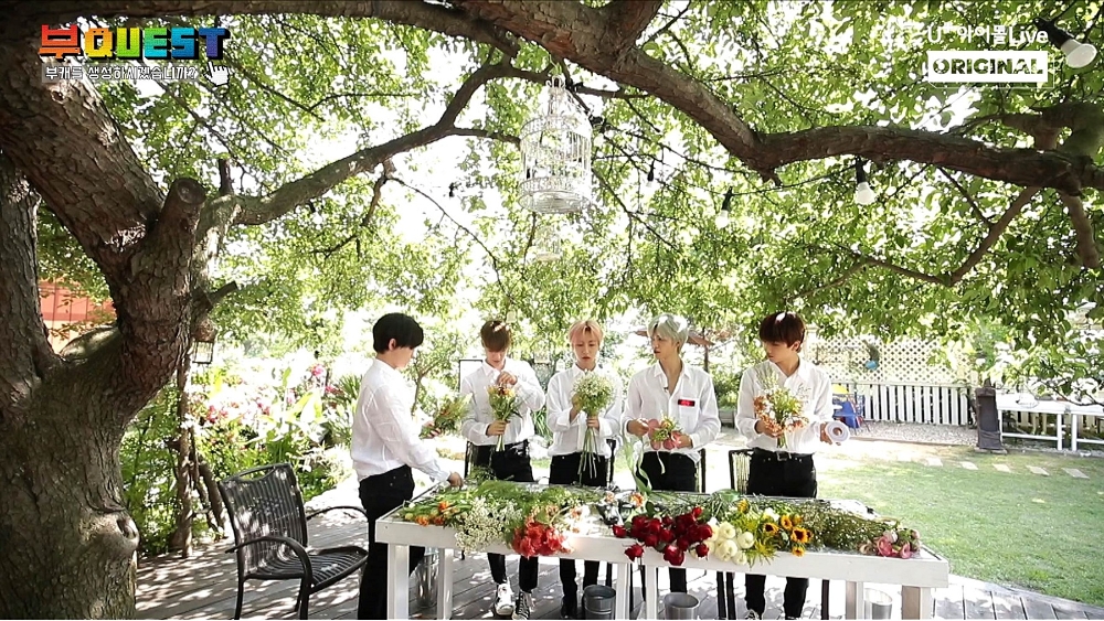 NCT DREAM의 '부퀘스트' 스틸컷/사진=LG유플러스