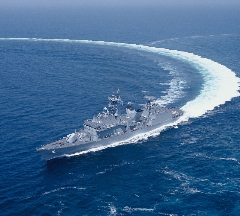 대우조선해양이 건조한 KDX-I 양만춘함/사진=대우조선해양