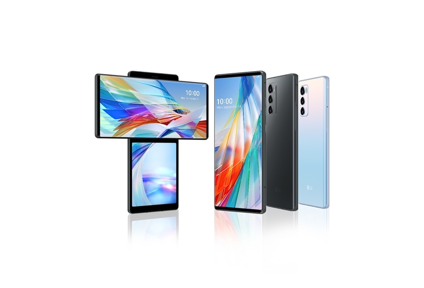 LG전자의 스마트폰'LG 윙'.사진=LG전자