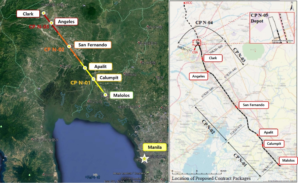현대건설, 총 6700억 원 규모 ‘필리핀 남북철도 제1공구’ 공사 수주
