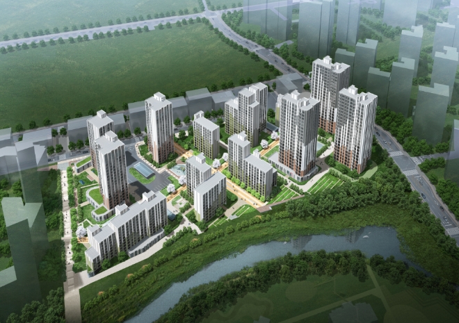 이번에 공급되는 고덕강일지구 8단지 조감도. /사진=SH.