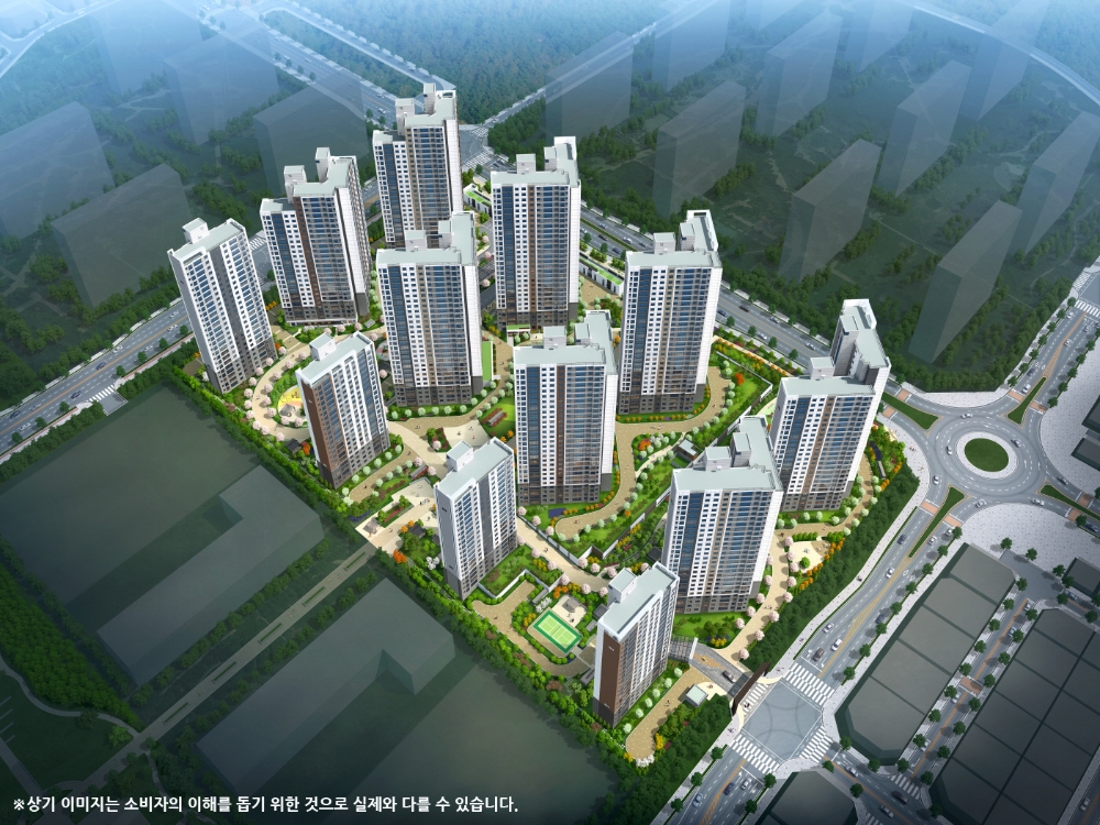 10월 분양예정인 '호반써밋 시그니처 2차' 조감도 /사진제공 = 리얼투데이