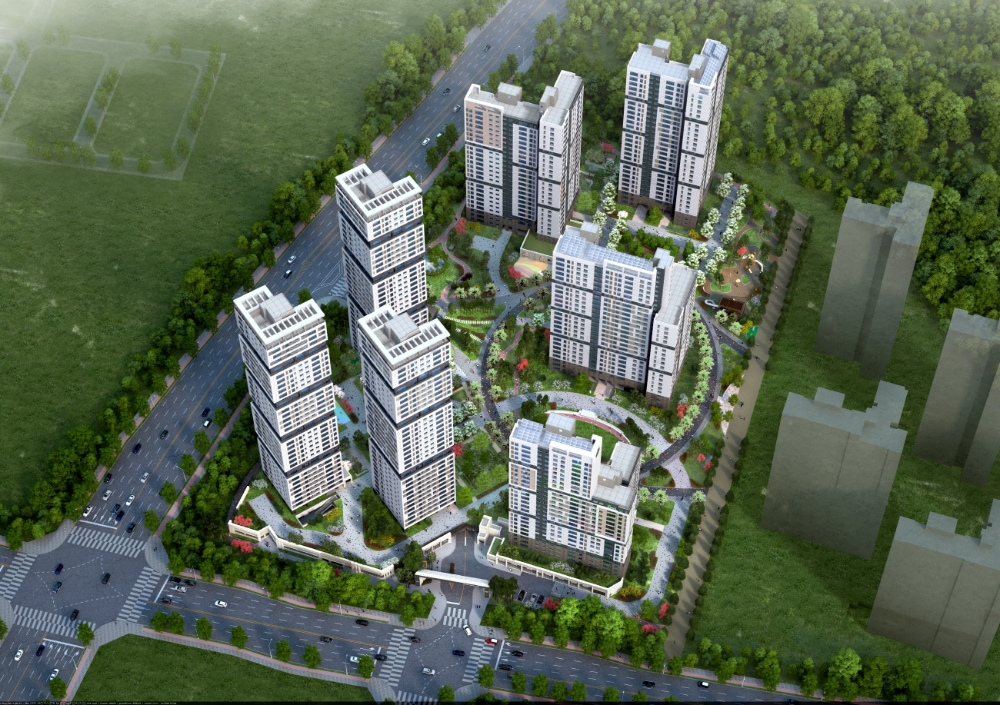 과천 푸르지오 어울림 라비앤오 (S4블록) 조감도 / 사진=대우건설