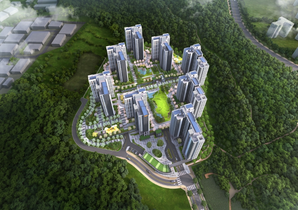 e편한세상 남양뉴타운 주경 조감도