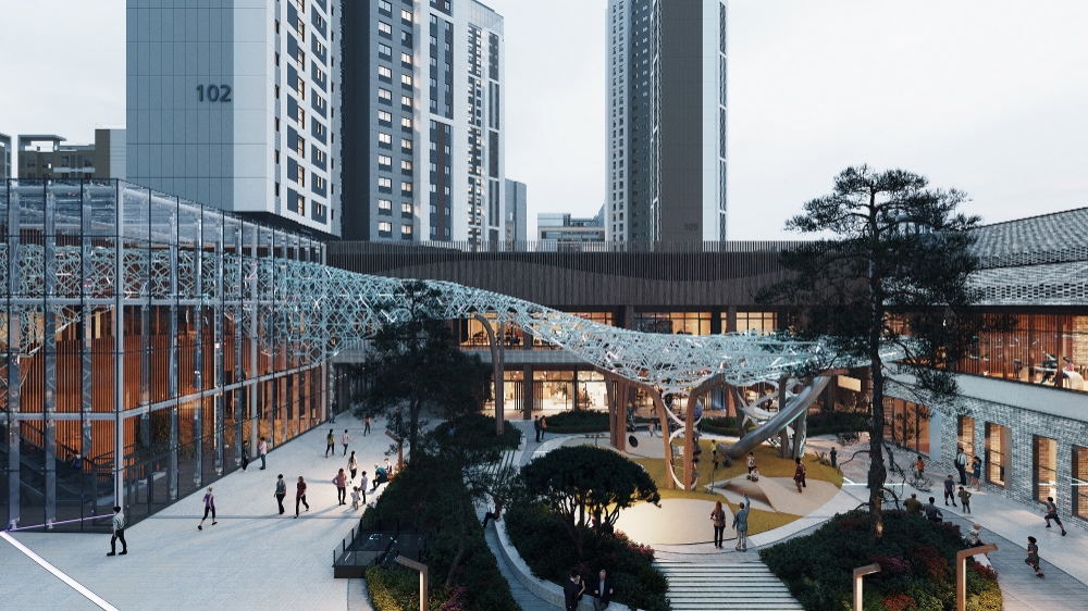 감일 푸르지오 & 아클라우드 감일 전경 일부 / 사진=대우건설