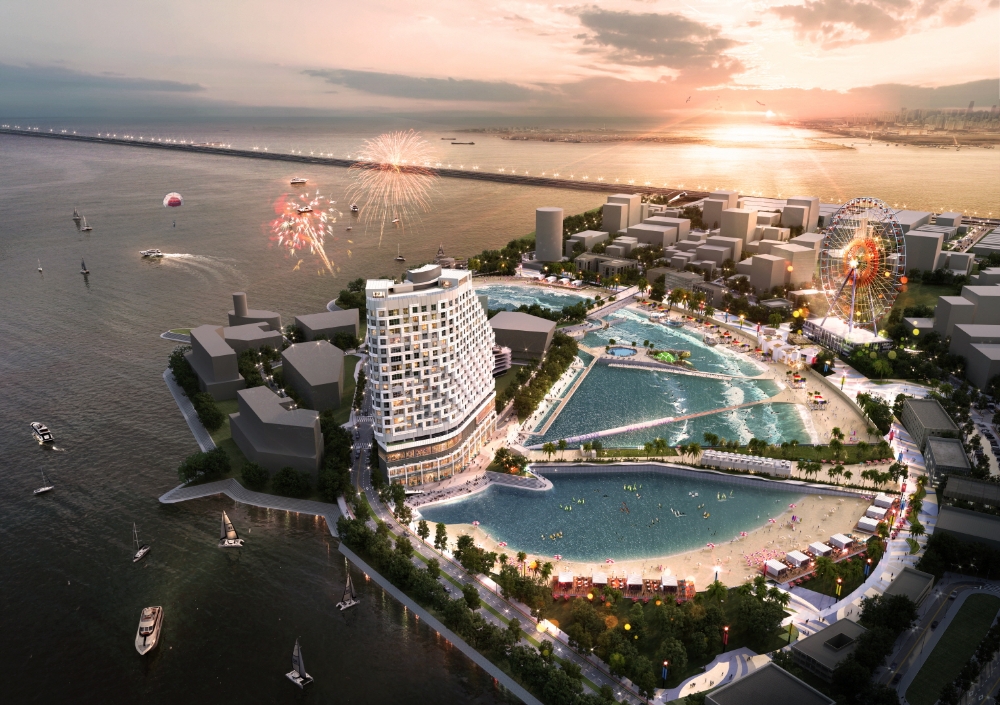 시흥 웨이브파크 푸르지오시티 석경조감도 / 사진=대우건설