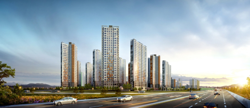 평택 지제역 동문굿모닝힐 맘시티 2차 투시도 / 사진=동문건설