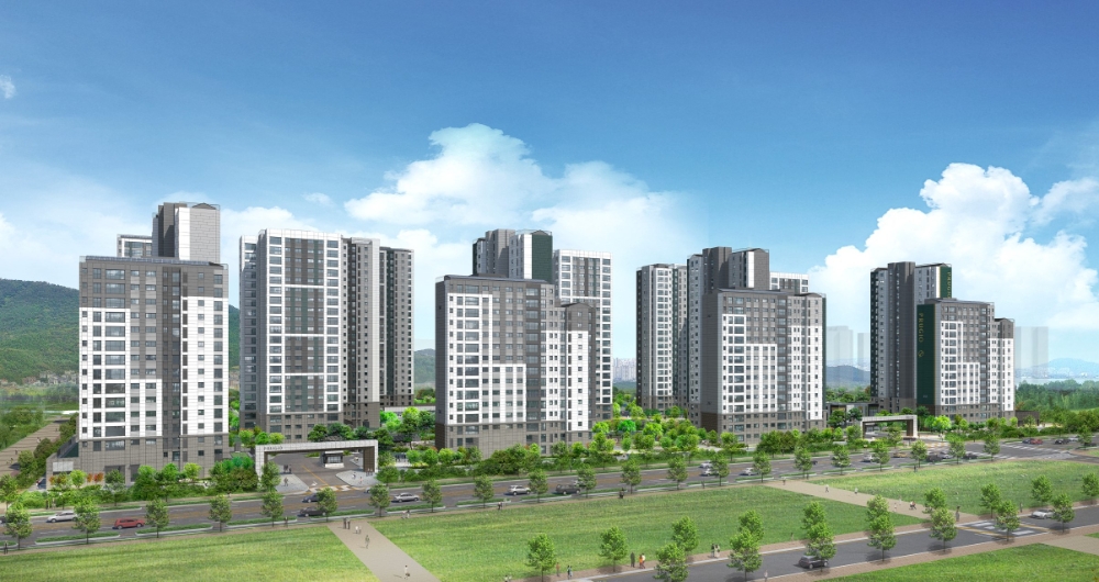 운서역 푸르지오 더 스카이 투시도 / 사진=대우건설