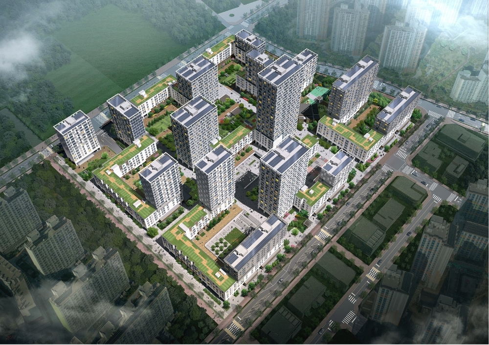 힐스테이트 리슈빌 강일 조감도. / 사진제공 = 현대건설