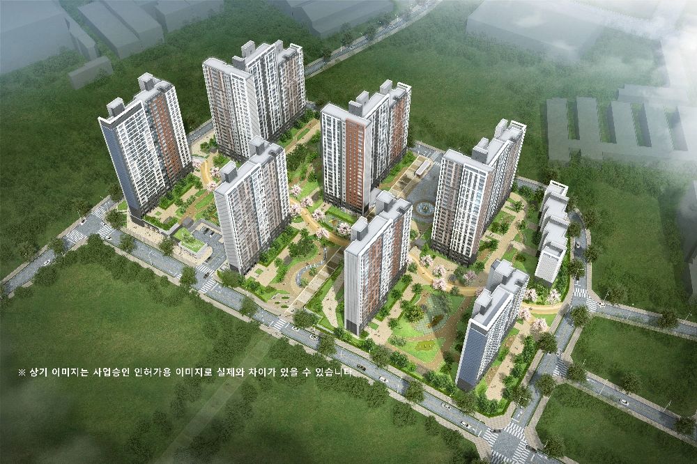 GS건설의 '봉담자이라피네' 조감도. /사진제공 = GS건설