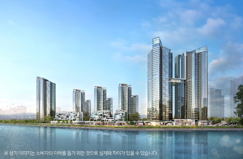 송도자이 크리스탈오션 투시도. /사진제공 = GS건설