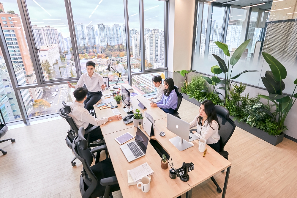 스파크플러스 강남4호점 오피스 내부 / 사진=스파크플러스