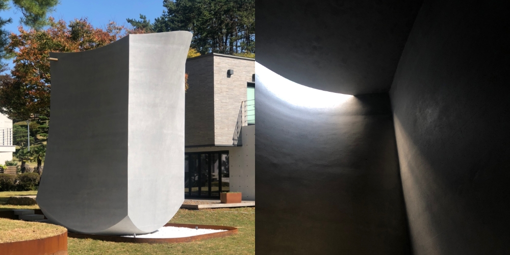 스튜디오미콘이 제작한 UHPC 건축물