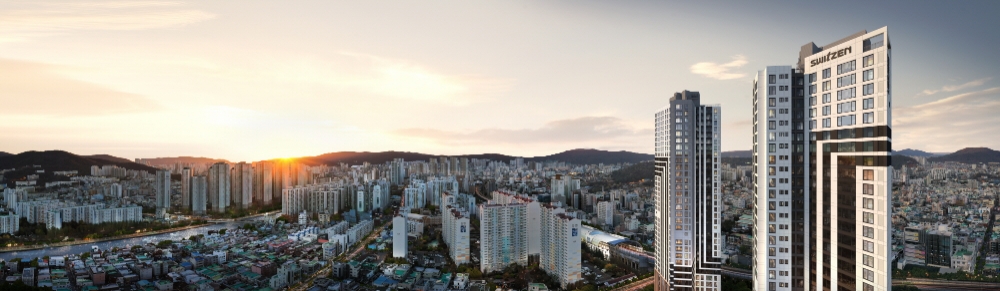 안락 스위첸 전망조감도 / 사진=KCC건설