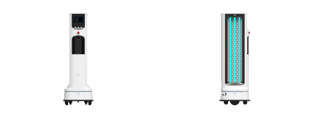 LG전자가 특정 공간의 위생을 위해 비대면으로 방역 작업을 하는 ‘LG 클로이 살균봇’을 선보인다. 사진=LG전자