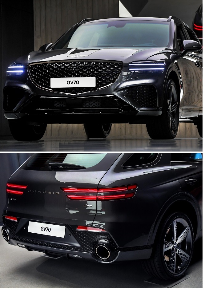 GV70 스포츠패키지 적용 모델.