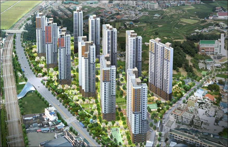 평택 세교 1구역 주택재개발정비사업 조감도