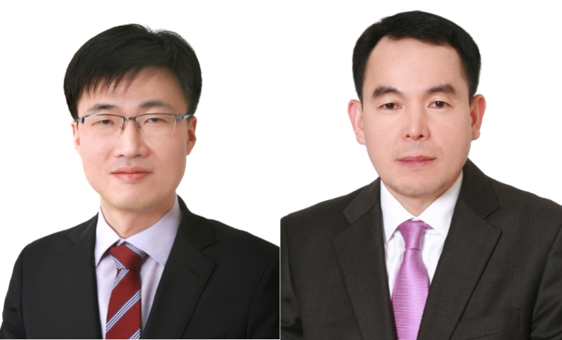 김평섭 신임 상임이사(왼쪽)와 박창옥 신임 본부장(오른쪽). /사진=은행연합회