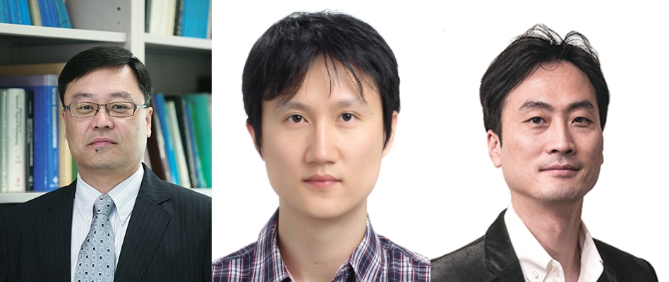 (왼쪽부터) 김회린 카이스트 교수, 김태현 한양대 교수, 장준혁 한양대 교수. 사진=KT