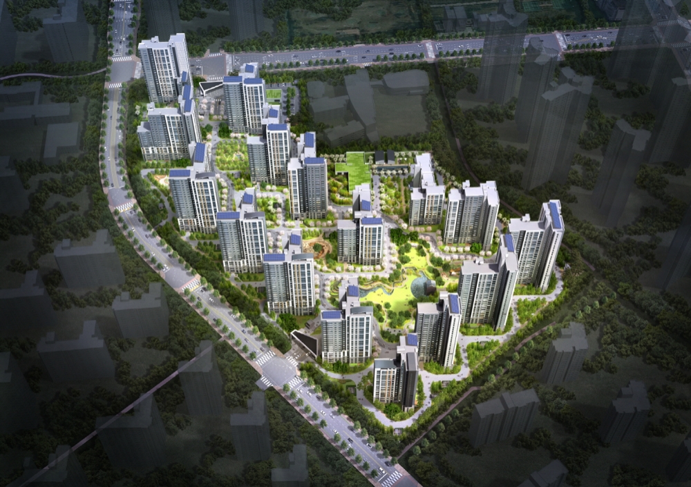 e편한세산 영종국제도시 센텀베뉴 조감도./ 사진제공 = DL이앤씨